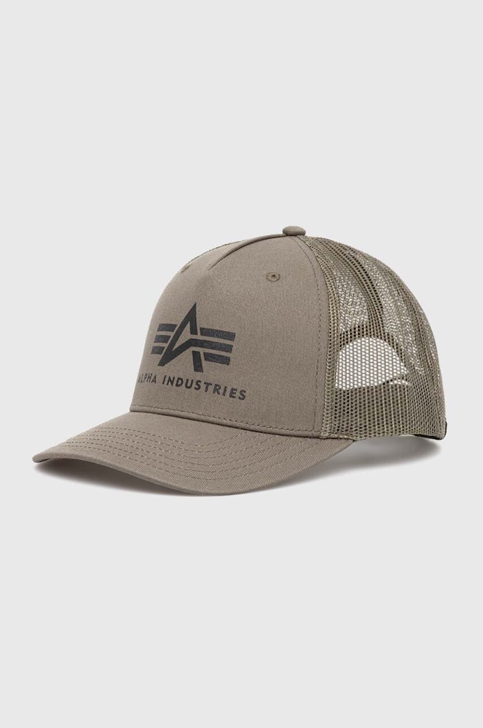 Καπέλο Alpha Industries στάμπα πράσινο 186902.257