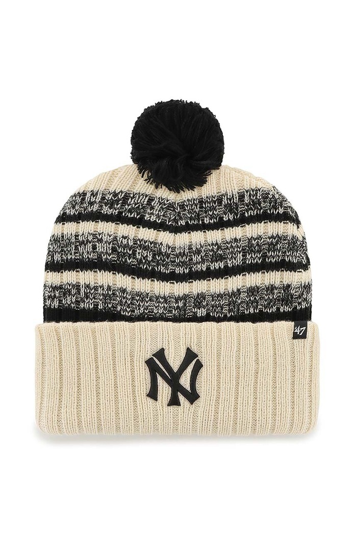Čepice 47brand MLB New York Yankees středně silná béžová BCPTN.TAVRN17ACE.NT10