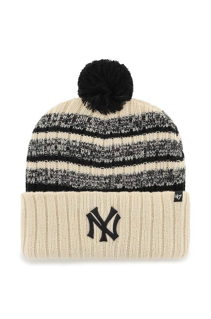 Čepice 47brand MLB New York Yankees středně silná béžová BCPTN.TAVRN17ACE.NT10