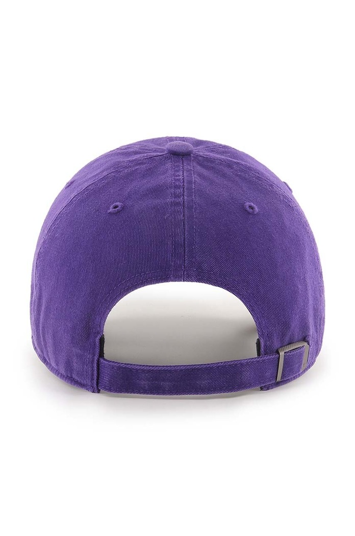 47 brand czapka z daszkiem bawełniana MLB Los Angeles Dodgers B.BSRNR12GWS.PPB fioletowy AA00