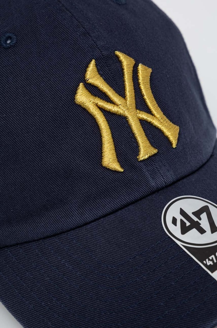 47 brand czapka z daszkiem bawełniana MLB New York Yankees B.MTCLU17GWS.NYB granatowy AA00