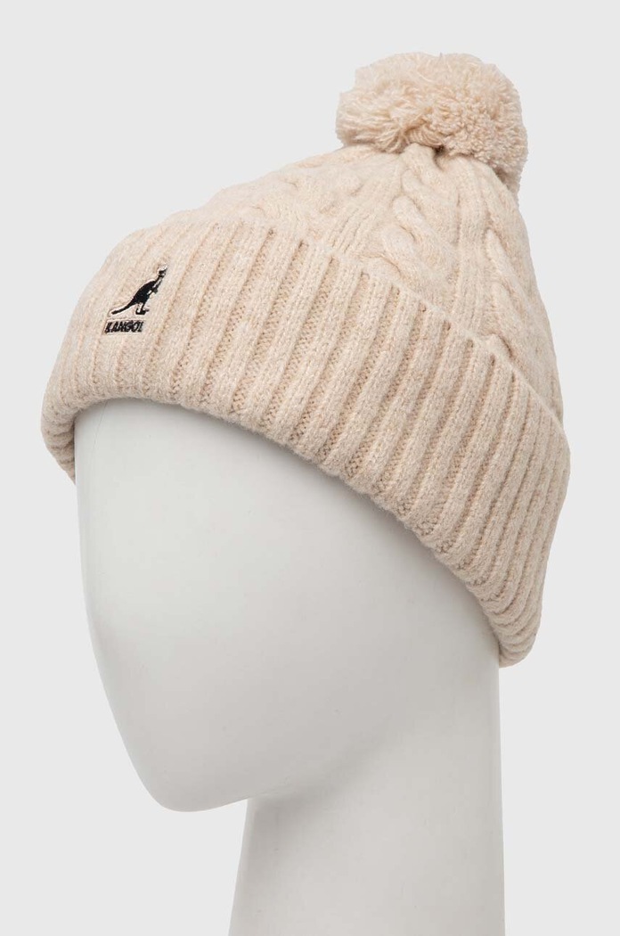 Σκουφί από μείγμα μαλλιού Kangol K4460SM.BG265 μπεζ AA00