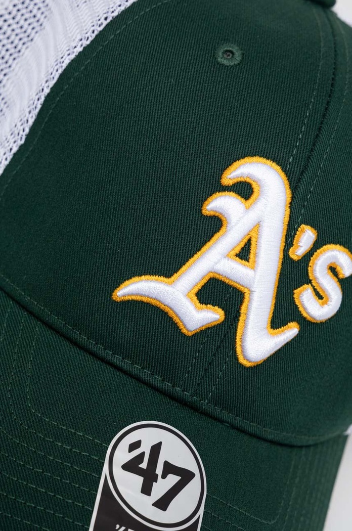 47 brand Czapka z daszkiem MLB Oakland Athletics B.BRANS18CTP.DGA zielony AA00