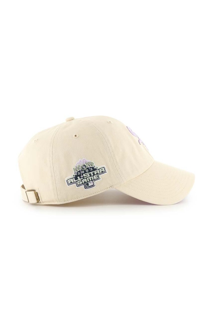 Dodaci Pamučna kapa sa šiltom 47 brand MLB Chicago White Sox BAS.DBLUN906GWS.NT03 bež