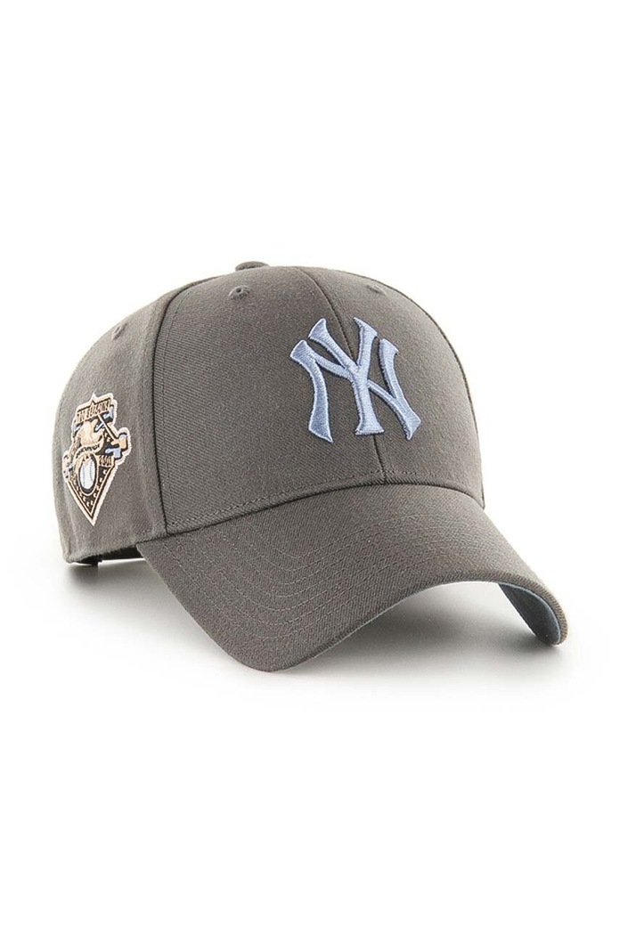 47 brand czapka z daszkiem bawełniana MLB New York Yankees BCPTN.SUMVP17WBP.GH01 szary AA00