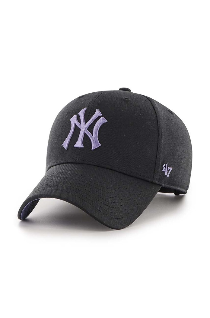 47 brand berretto da baseball MLB New York Yankees cotone nero B.ENLSP17CTP.BK