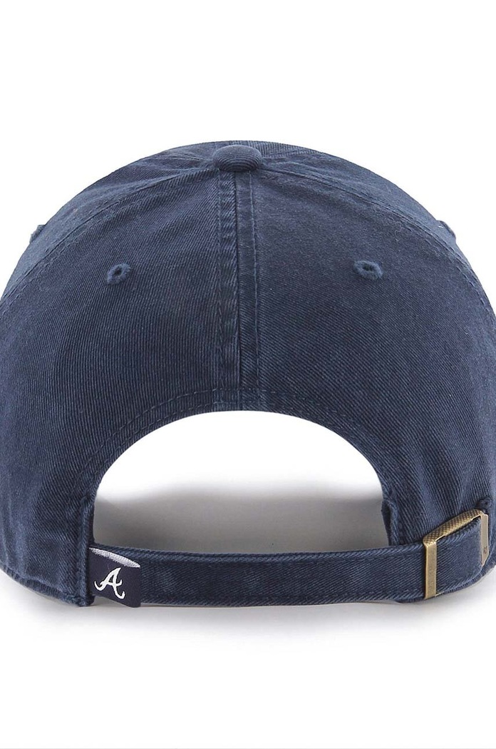 47 brand șapcă de baseball din bumbac MLB Atlanta Braves B.RGW01GWS.NYD bleumarin AA00