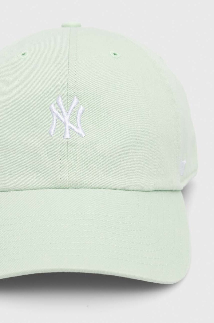 Pamučna kapa sa šiltom 47 brand MLB New York Yankees B.BSRNR17GWS.B0 zelena AA00