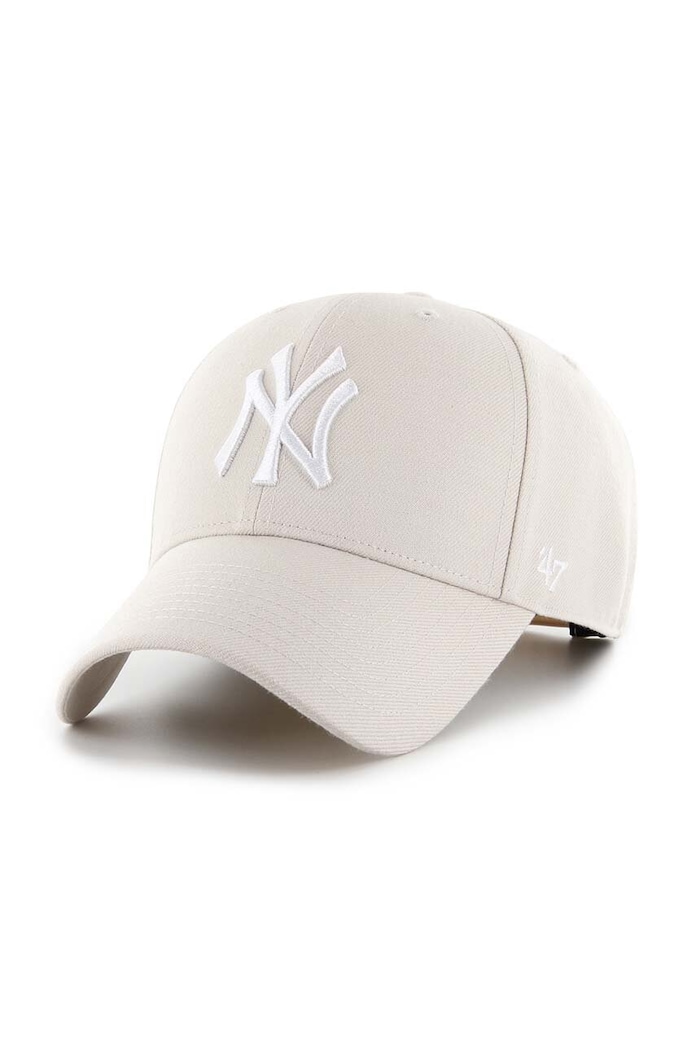 47 brand Kšiltovka 47 brand MLB New York Yankees béžová B.MVPSP17WBP.BNI