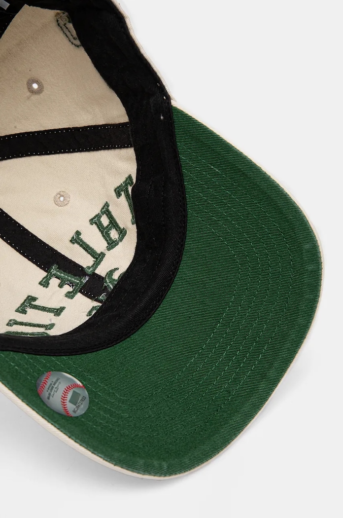 Pamučna kapa sa šiltom 47 brand MLB Oakland Athletics bež B.CLBFB18GWS.Y0