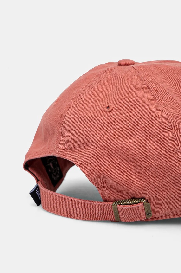 Akcesoria 47 brand czapka z daszkiem bawełniana MLB New York Yankees B.RGW17GWS.IR różowy