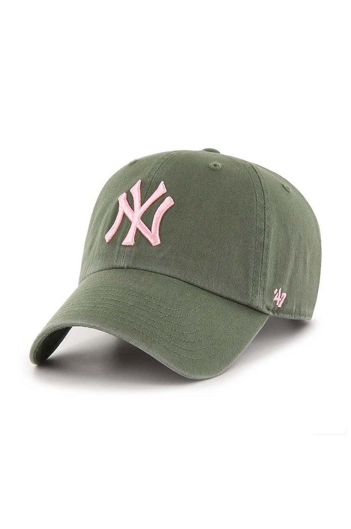 47 brand Șapcă de baseball din bumbac MLB New York Yankees verde B.NLRGW17GWS.MSA