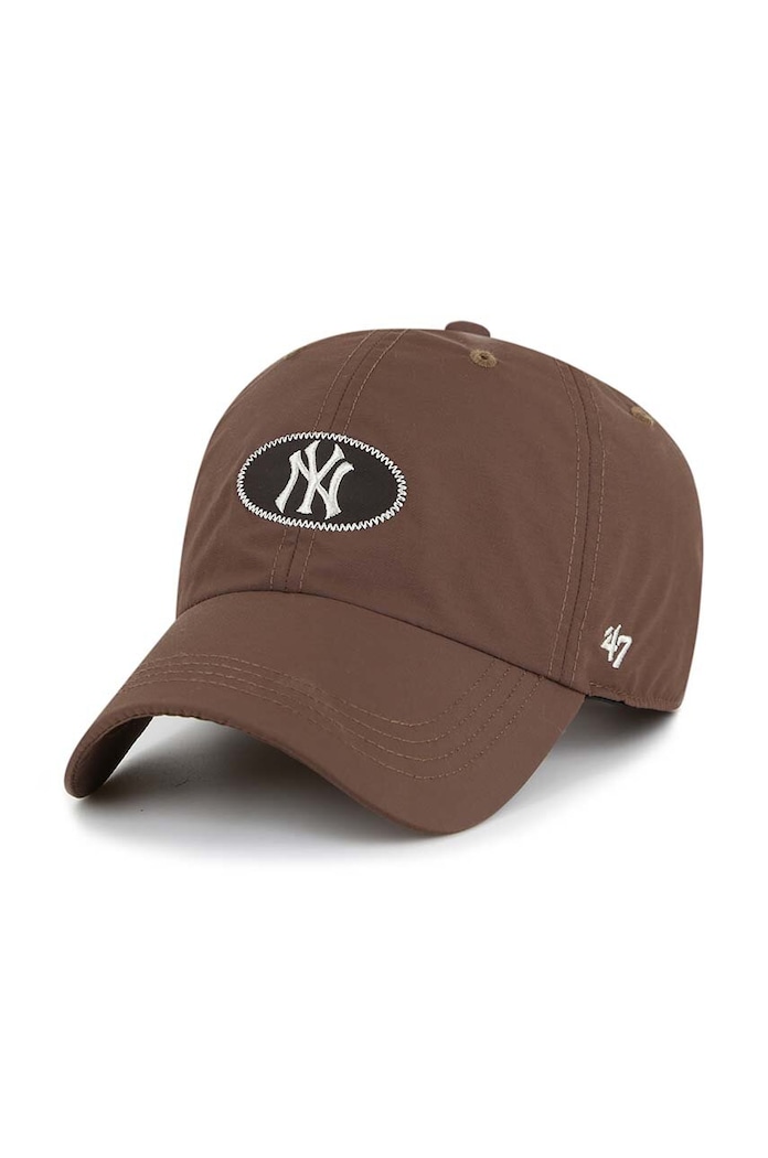 Шапка с козирка 47 brand MLB New York Yankees други кафяв B.OUTCU17NYW.BW