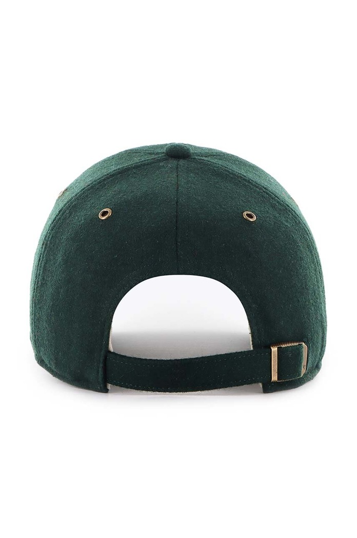 Akcesoria 47 brand czapka z daszkiem wełniana MLB Oakland Athletics B.PNTCU18WIS.DG zielony