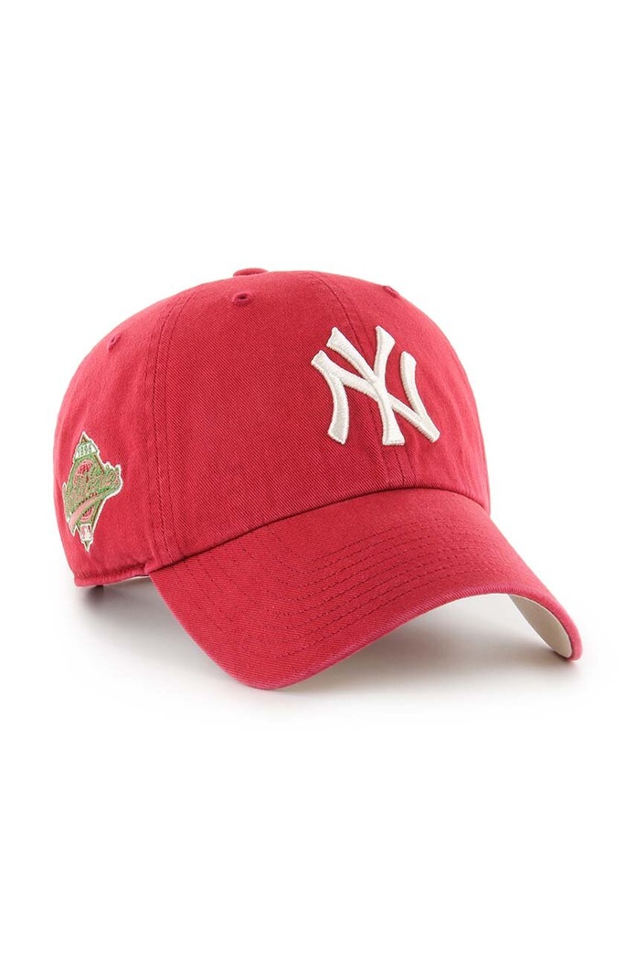 47 brand Șapcă de baseball din bumbac MLB New York Yankees BCWS.DBLUN17GWS.XY96 rosu AA00