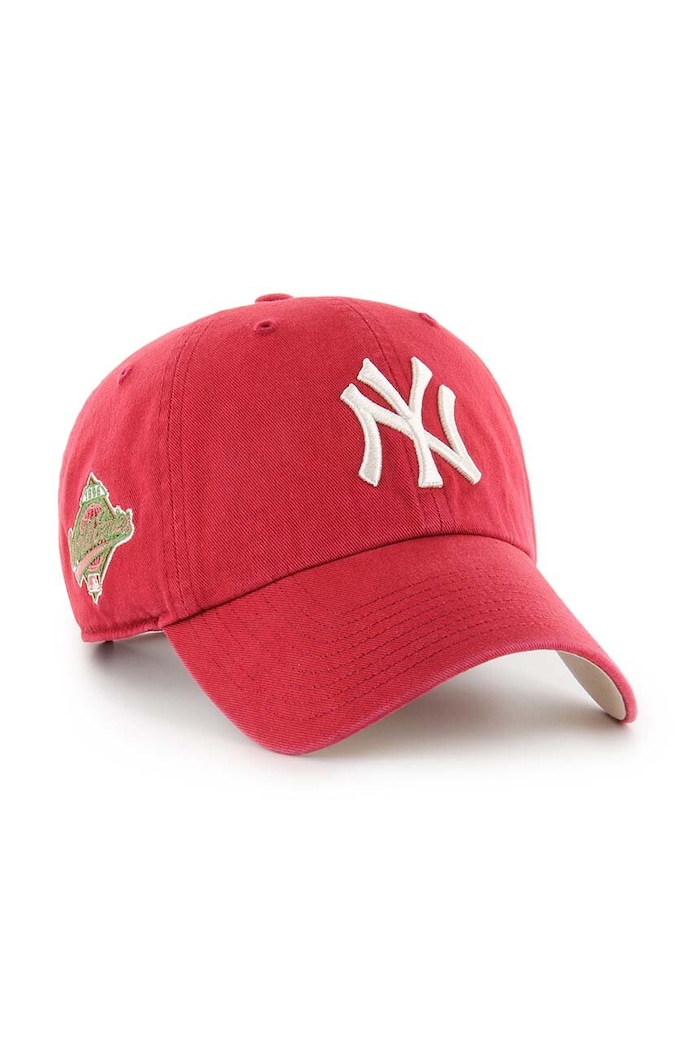 47 brand Șapcă de baseball din bumbac MLB New York Yankees BCWS.DBLUN17GWS.XY96 rosu AA00