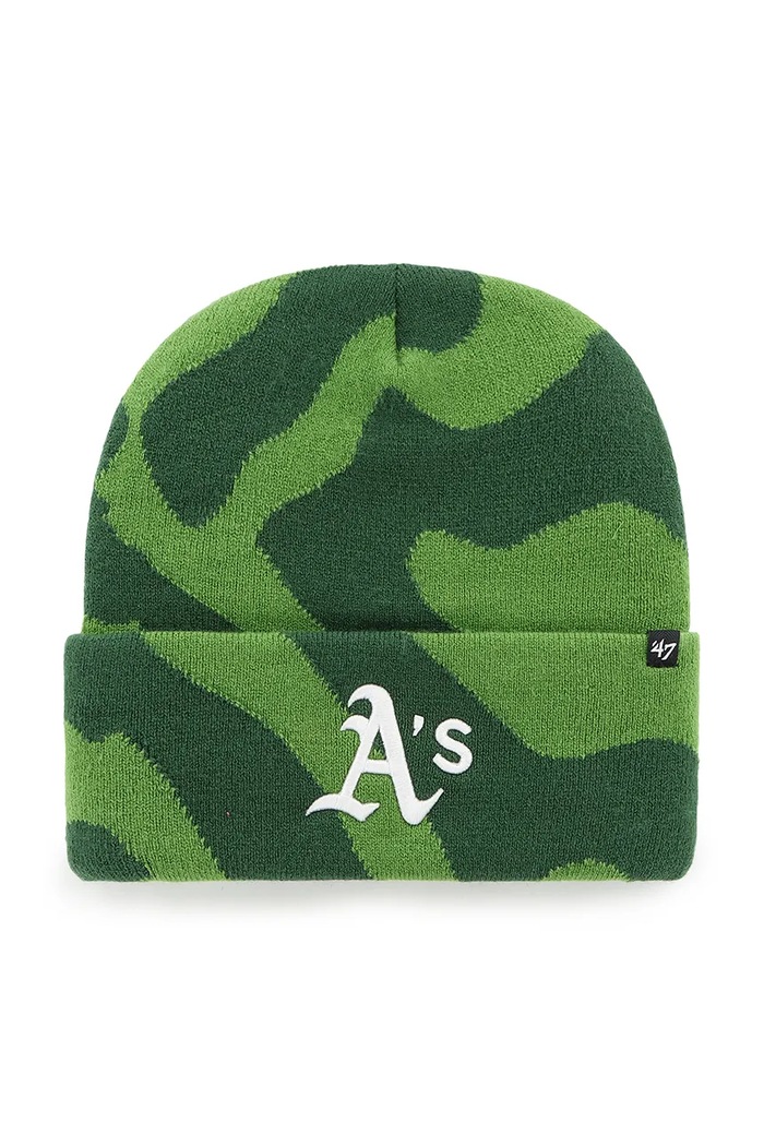 47 brand sapka MLB Oakland Athletics aplikációval zöld B.FRFMK18ACE.FF