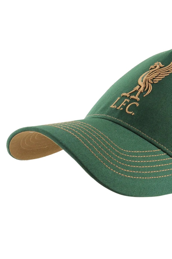 Akcesoria 47 brand czapka z daszkiem bawełniana Liverpool FC EPL.CONDT04GWS.DG zielony