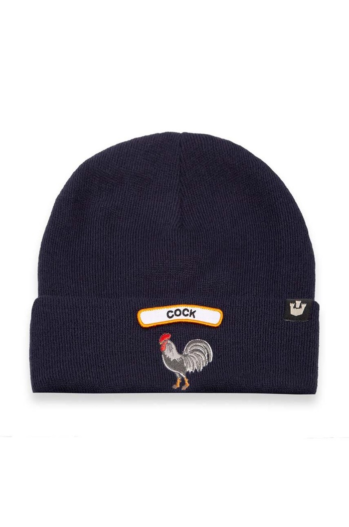 Goorin Bros czapka wełniana Soft Rock Cock wełna granatowy 107.1795