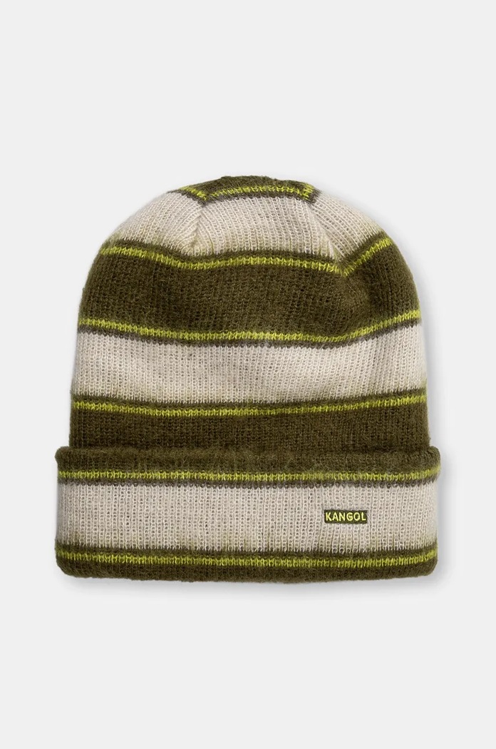 Kangol czapka FUZZY STRIPE pozostałe zielony K3725.SK301