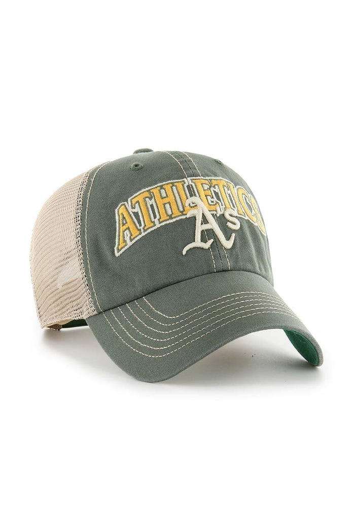 47 brand sapca MLB Oakland Athletics B.TSCLA18LAP.BTB verde AA00