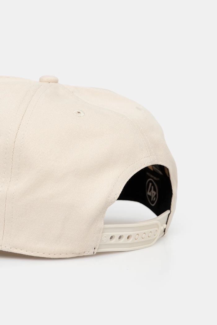 Akcesoria 47 brand Czapka z daszkiem bawełniana MLB New York Yankees B.FHTCH17GWP.NTA beżowy