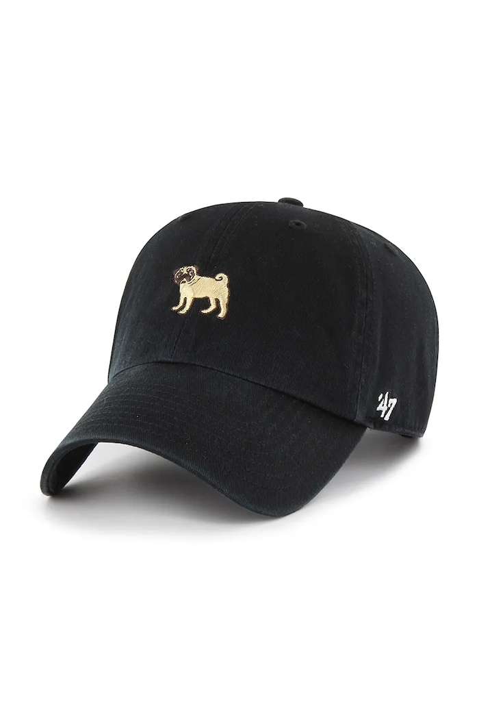 Bavlnená šiltovka 47 brand Dog Base Runner Icon bavlna čierna XX.BSRIC1411GWS.BKH