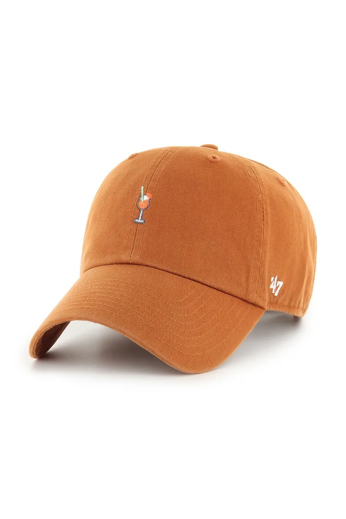 47 brand șapcă de baseball din bumbac Drink Base Runner Icon bumbac portocaliu XX.BSRIC1411GWS.BO