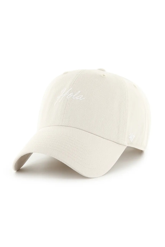 47 brand czapka z daszkiem bawełniana Phrase Base Runner Icon bawełna beżowy XX.BSRIC1411GWS.BN