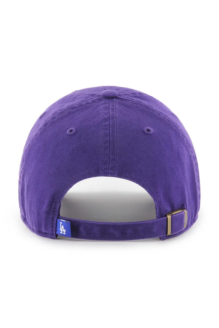 47 brand Czapka z daszkiem bawełniana MLB Los Angeles Dodgers B.RGW12GWS.PPB fioletowy AA00