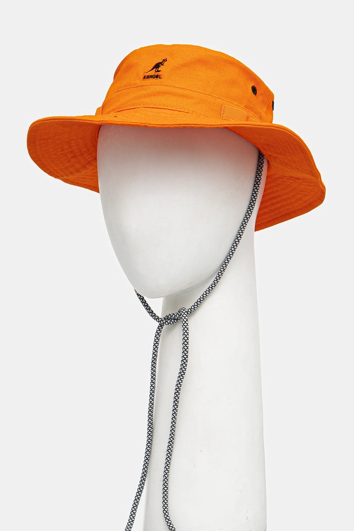 Kangol kapelusz bawełniany UTILITY CORDS JUNGLE K5302.EK801 pomarańczowy AA00