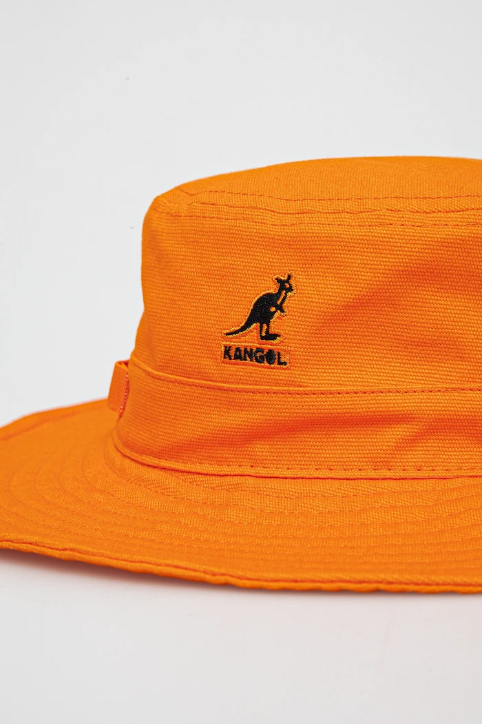 Kangol kapelusz bawełniany UTILITY CORDS JUNGLE K5302.EK801 pomarańczowy