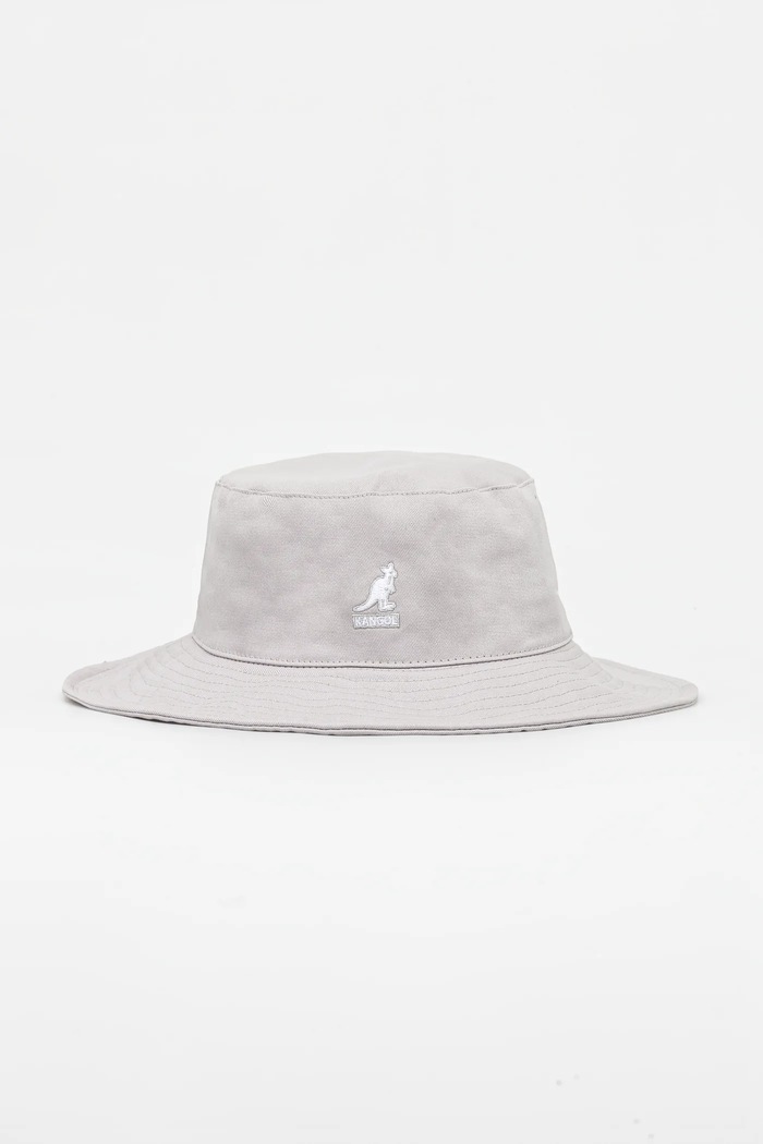 Kangol kapelusz bawełniany WASHED FISHERMAN bawełna szary K5368.MS023
