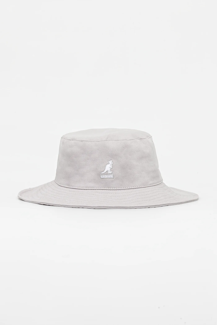 Kangol kapelusz bawełniany WASHED FISHERMAN bawełna szary K5368.MS023