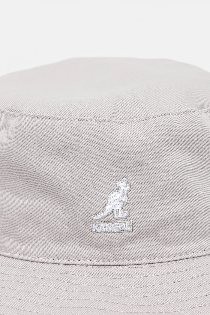 Kangol kapelusz bawełniany WASHED FISHERMAN K5368.MS023 szary AA00