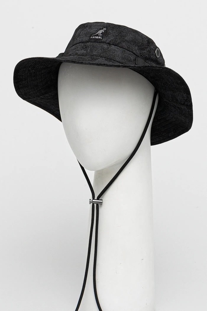 Pamučni šešir Kangol SALVAGED OUTDOOR K5437.BK001 crna AA00