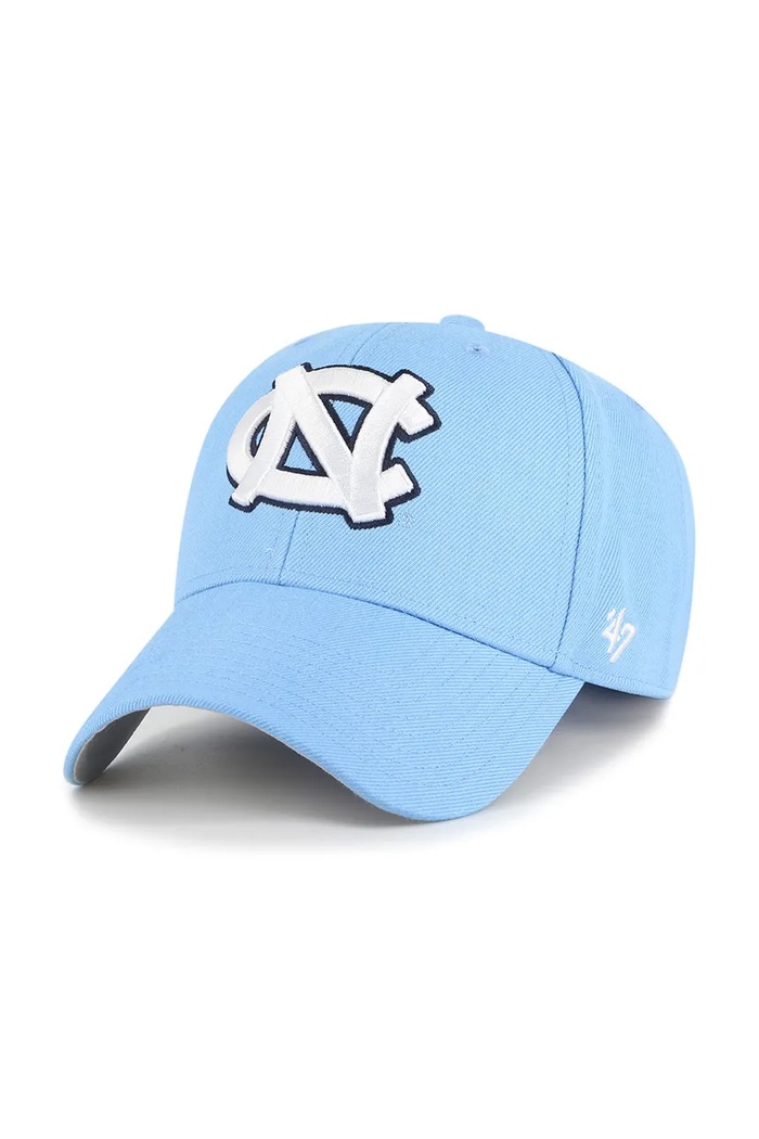 47 brand czapka z daszkiem NCAA North Carolina Tar Heels z domieszką wełny niebieski C.MVP1098WBV.CO