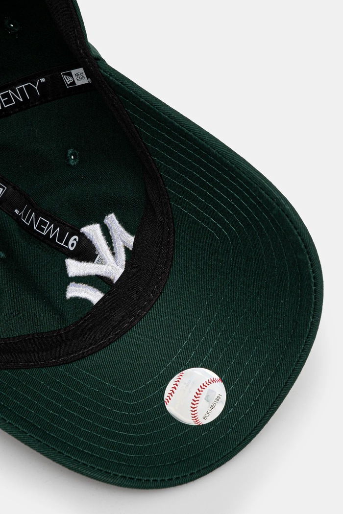 New Era czapka z daszkiem bawełniana LEAGUE ESSENTIAL 9TWENTY® zielony 60471473