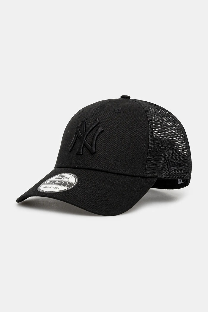 New Era czapka z daszkiem HOME FIELD 940 TRUCKER NYY bawełna czarny 60579078