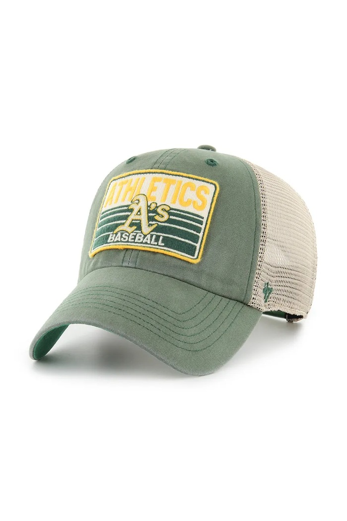 Καπέλο 47 brand MLB Oakland Athletics Four Stroke άλλο πράσινο B.FRSTK18BXP.BTB