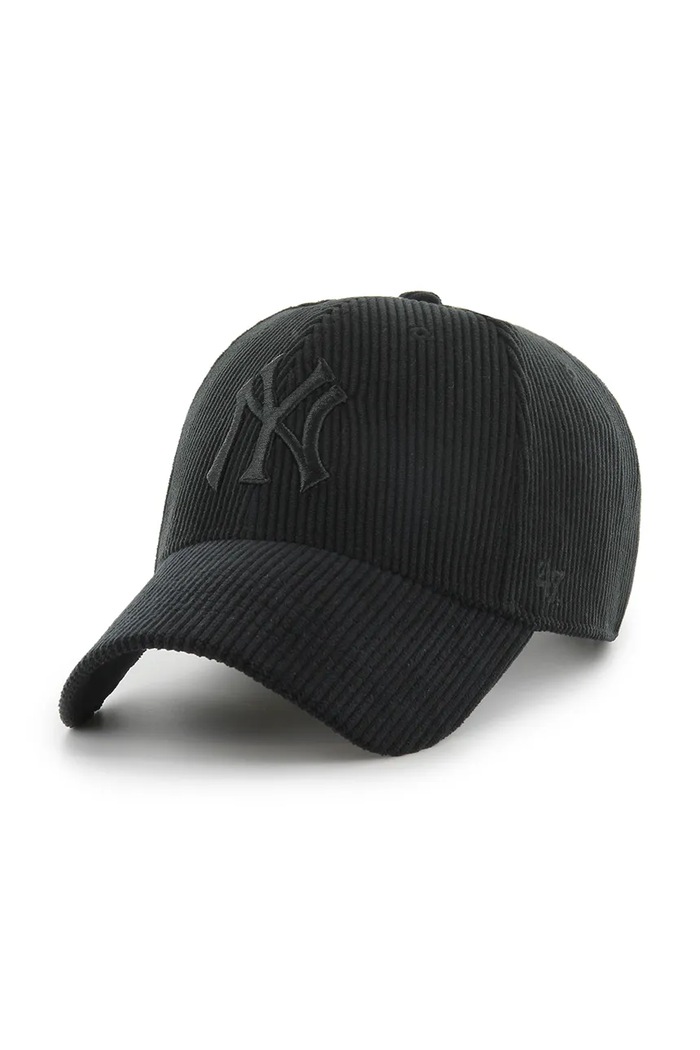 47 brand pamut baseball sapka MLB New York Yankees aplikációval fekete B.THCKM17EWS.BKA