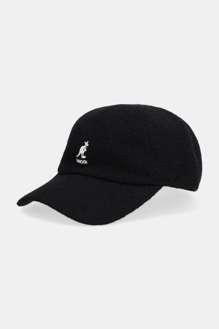 Καπέλο του μπέιζμπολ από μαλλί Kangol SPACECAP με προσθήκη μαλλιού μαύρο K3660.BK001