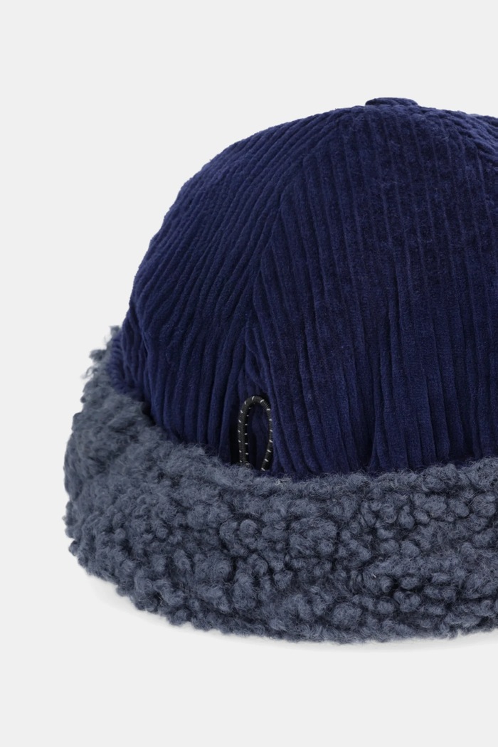 Αξεσουάρ Kangol Βαμβακερό καπέλο του μπέιζμπολ Kangol EARFLAP K5470.HI501 σκούρο μπλε