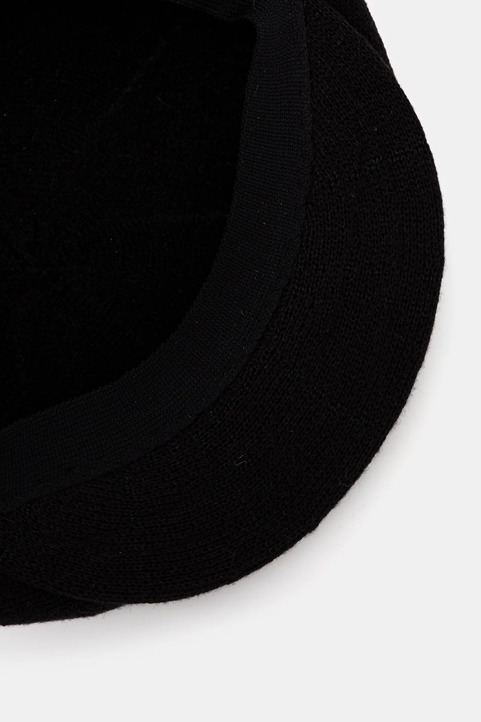 Čepice z vlněné směsi Kangol HERITAGE černá K3778.SB002