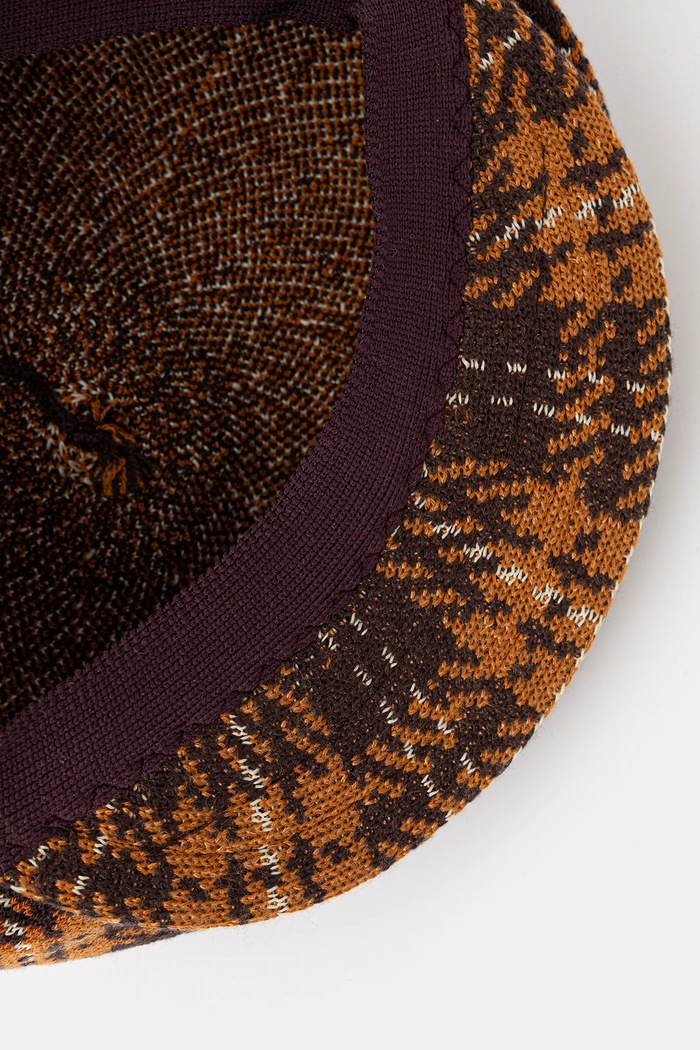 Čepice z vlněné směsi Kangol HERITAGE hnědá K3778.EC230