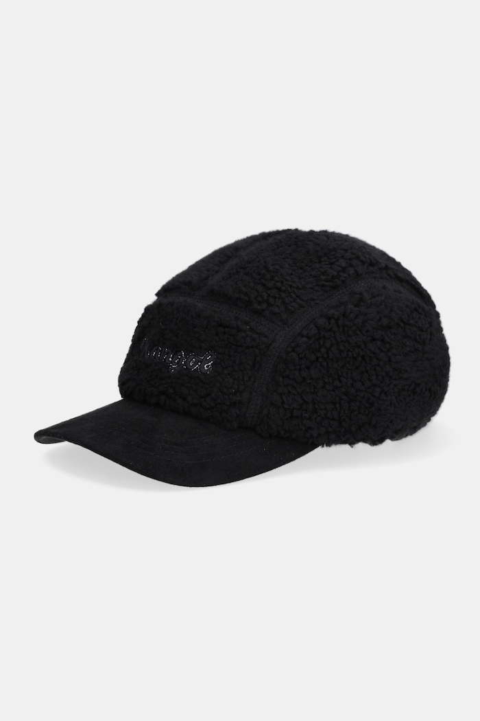 Kangol czapka z daszkiem FAUX SHERPA 5-PANEL pozostałe czarny K5466.BK001