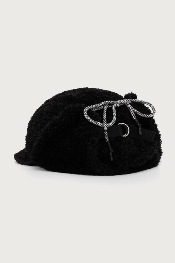 Doplňky Kangol Ušanka FAUX SHEARLING UTILITY FLAP K5356.BK001 černá