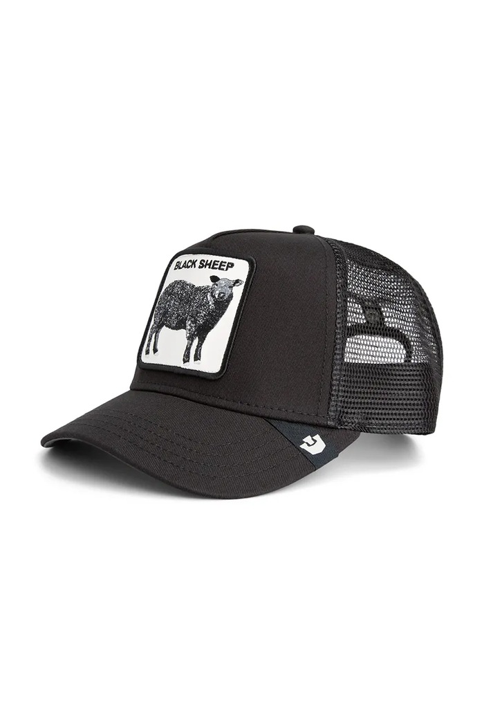 Šiltovka s prímesou bavlny Goorin Bros Black Sheep Trucker ostatné čierna 101.2457