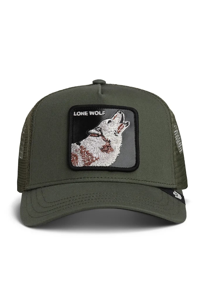 Goorin Bros șapcă trucker Lone Wolf Trucker 101.2449 verde AA00