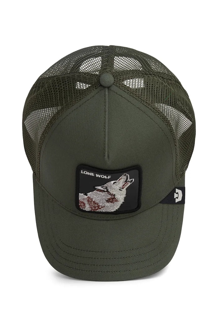 Goorin Bros șapcă trucker Lone Wolf Trucker 101.2449 verde